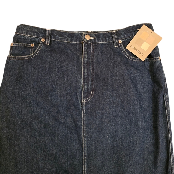 NWT Vintage Long Jeans Skirt. Size 8-10/ Size tag says 14 - Picture 4 of 8